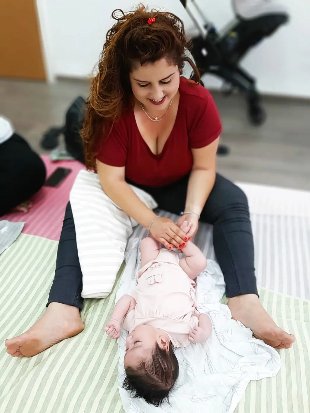 סדנת רפלקסולוגיה לתינוקות ואימהות